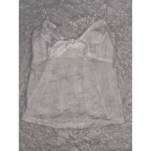 Old Navy women's sz. M spaghetti strap detailed tank. Delicate, pretty